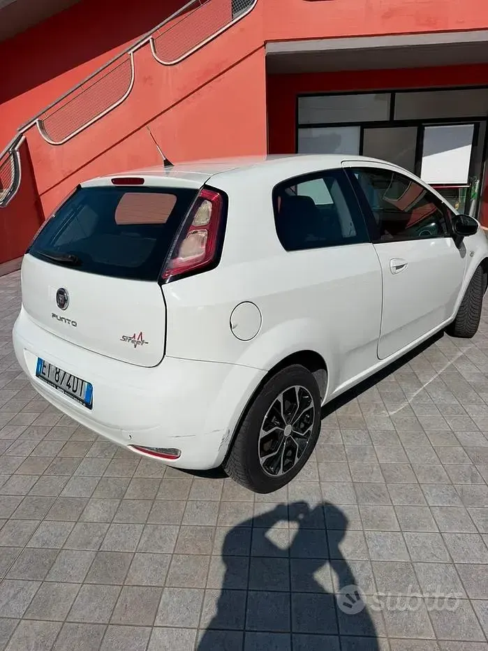 Usata Fiat Punto Evo 75 CV (55 kW) 2013 Bianco Utilitaria