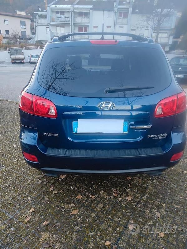 Usata Hyundai Santa Fe Turbo 2008 Blu SUV