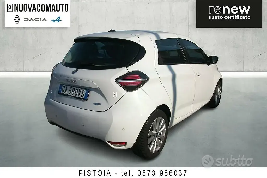 Usata Renault Zoe Life 50 kW (69 CV) 2020 Bianco Utilitaria