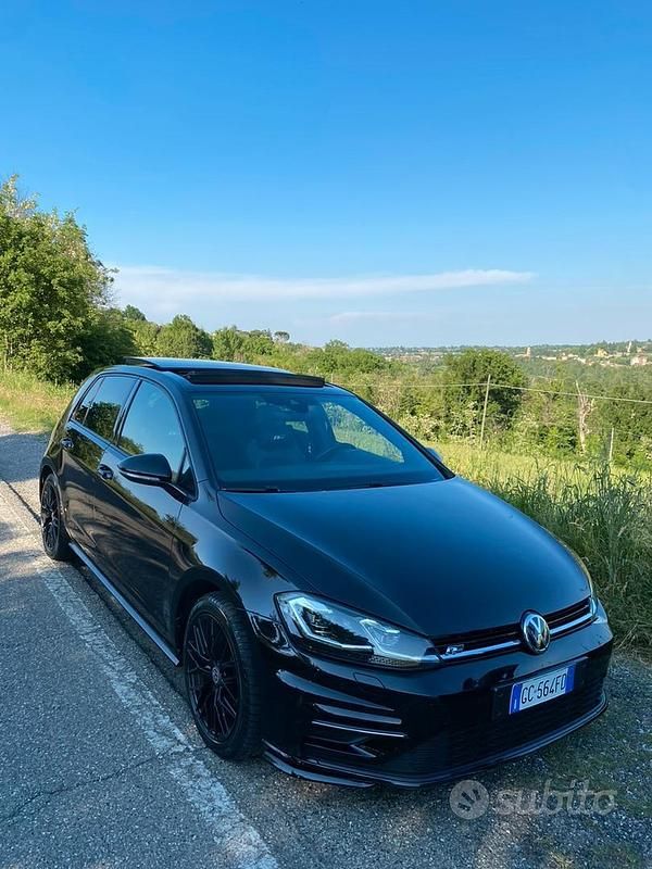 Usata VW Golf VII R-line 245 CV (180 kW) 2019 Nero Berlina