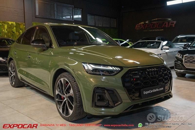 Usata Audi SQ5 S-Line 347 CV (255 kW) 2021 Verde SUV