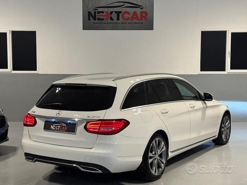 Usata Mercedes C250 204 CV (150 kW) 2015 Bianco Station wagon