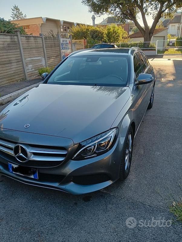 Usata Mercedes C200 136 CV (100 kW) 2018 Grigio Station wagon