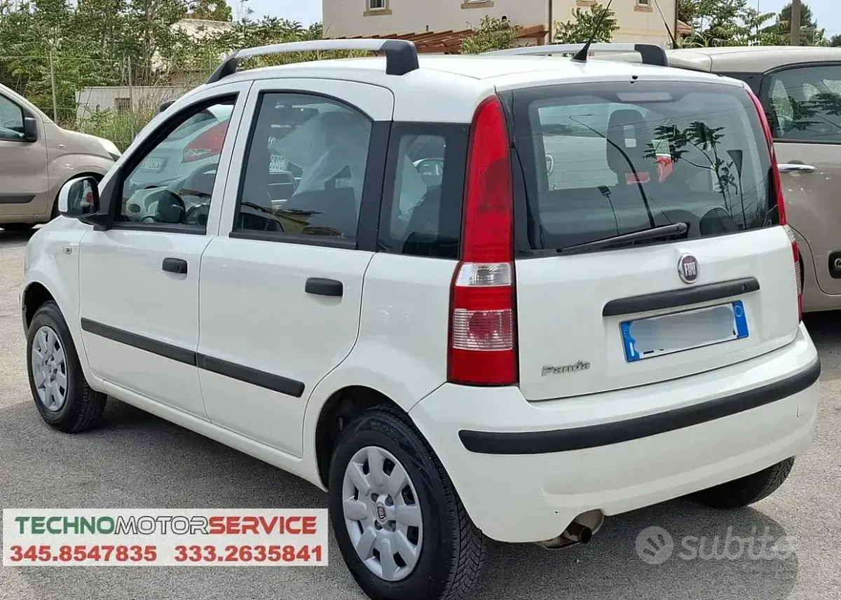 Usata Fiat Panda Dynamic 75 CV (55 kW) 2011 Bianco Utilitaria