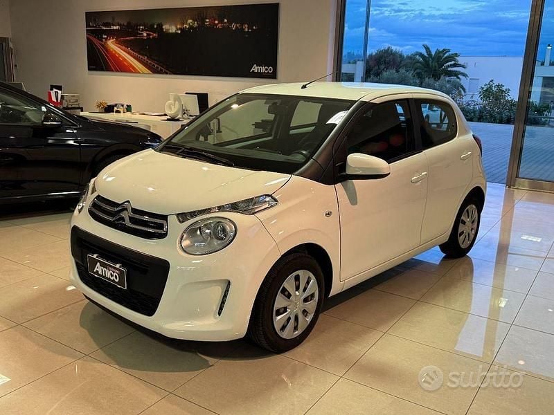 Usata Citroën C1 Shine 69 CV (50 kW) 2019 Bianco Utilitaria