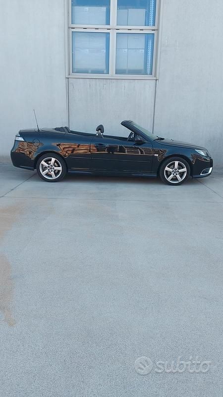 Usata Saab 9-3 Cabriolet 150 CV (110 kW) 2010 Nero Cabrio