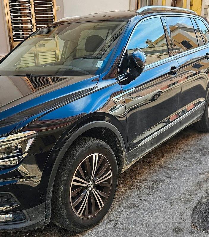 Usata VW Tiguan Allspace 150 CV (110 kW) 2019 Nero SUV