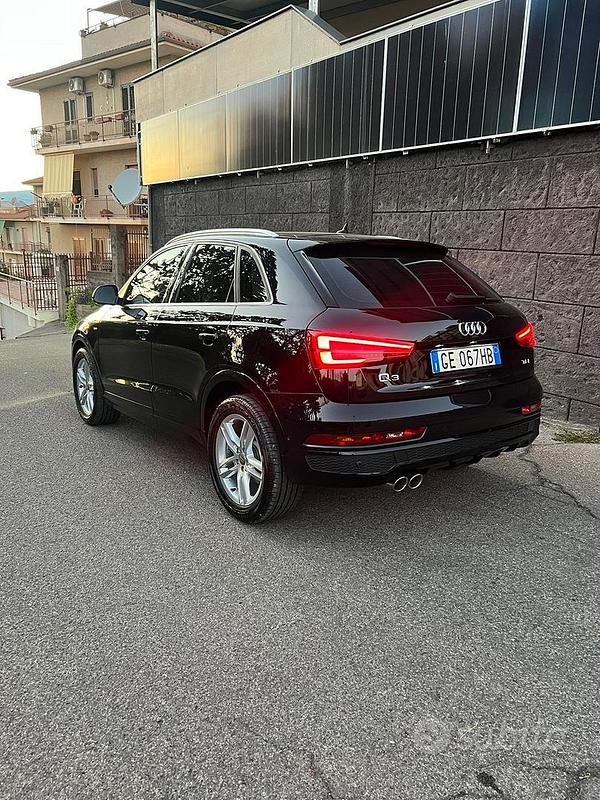 Usata Audi Q3 S-Line 150 CV (110 kW) 2017 Nero SUV