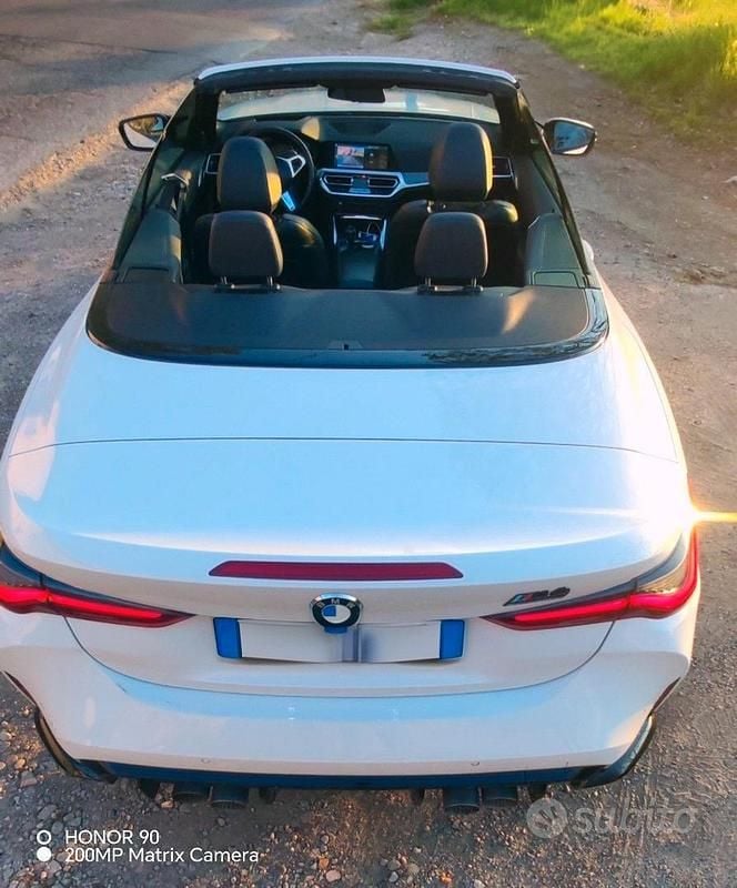 Usata BMW M4 Cabriolet Efficient Dynamics 184 CV (135 kW) 2021 Bianco Cabrio