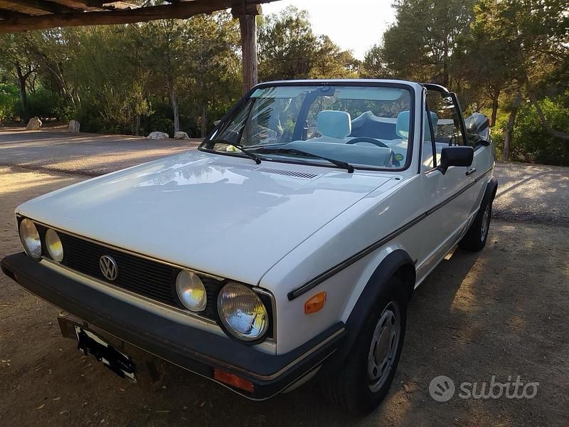 Usata VW Golf Cabriolet 54 CV (39 kW) 1984 Bianco Cabrio