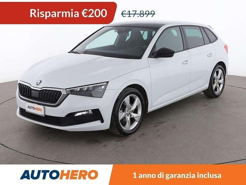 Bianco Usata 2020 Skoda Scala Sport Due volumi | 17.899 € (Buon prezzo) - Immagine 1/3