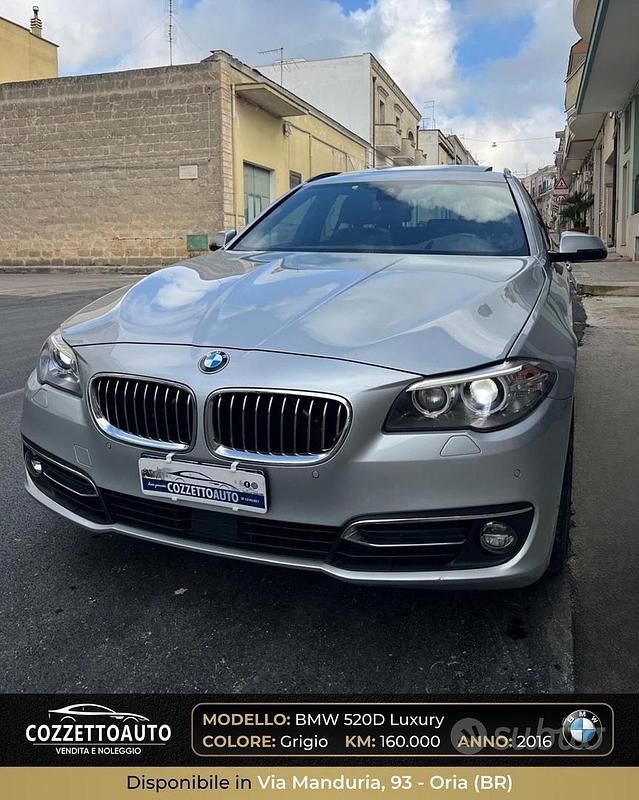 Usata BMW 520 Luxury Line 190 CV (139 kW) 2016 Grigio Station wagon