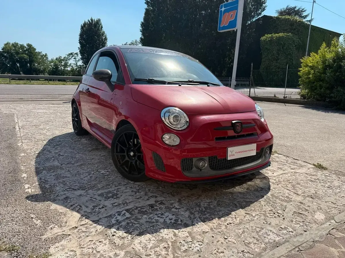 Usata Abarth 595 Turismo 160 CV (117 kW) 2015 Rosso Berlina
