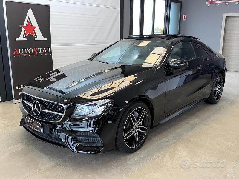 Usata Mercedes E220 Premium Plus 194 CV (142 kW) 2019 Nero Coupé
