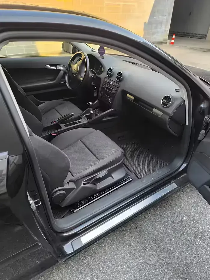 Usata Audi A3 140 CV (102 kW) 2005 Nero Utilitaria