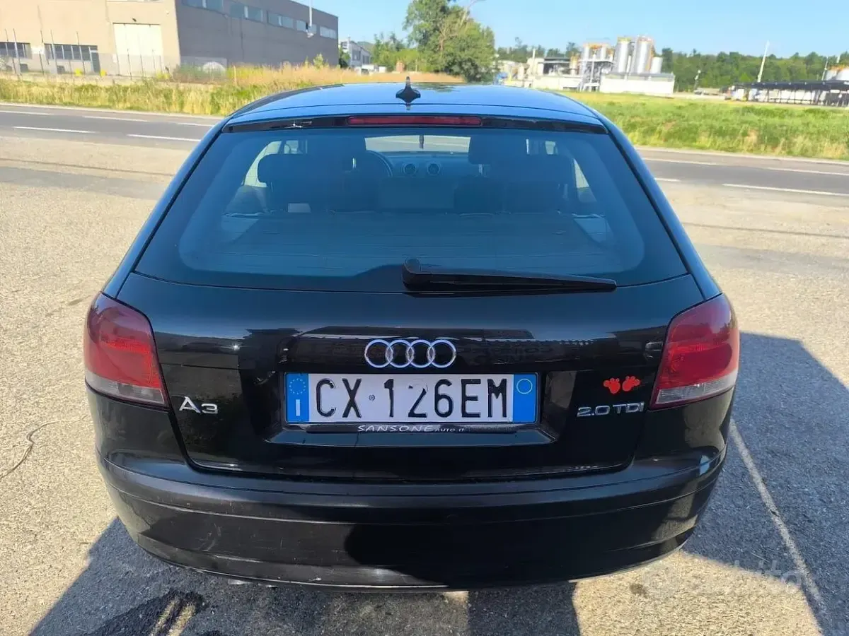 Usata Audi A3 Attraction 140 CV (102 kW) 2005 Nero Utilitaria