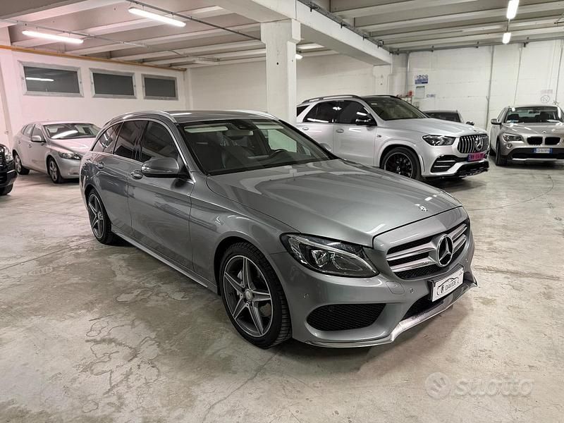 Usata Mercedes C220 Premium 169 CV (124 kW) 2014 Grigio Station wagon