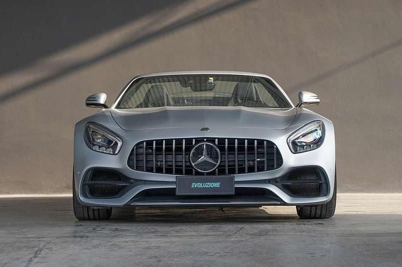Usata Mercedes AMG GT AMG 476 CV (350 kW) 2018 Designo iridium silver magno Cabrio