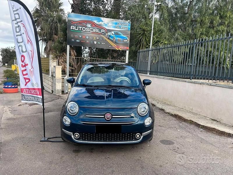 Usata Fiat 500 Lounge 69 CV (50 kW) 2019 Blu Berlina