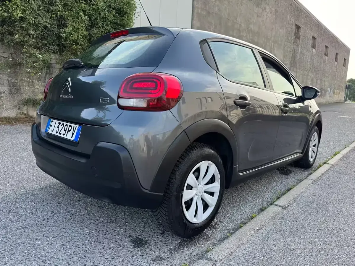 Usata Citroën C3 75 CV (55 kW) 2017 Grigio Berlina