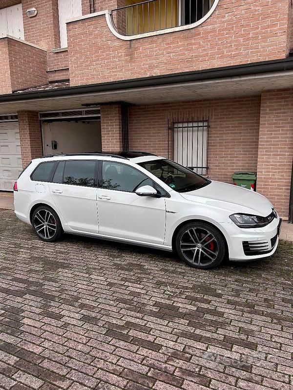 Usata VW Golf VII GTD 184 CV (135 kW) 2016 Bianco Station wagon