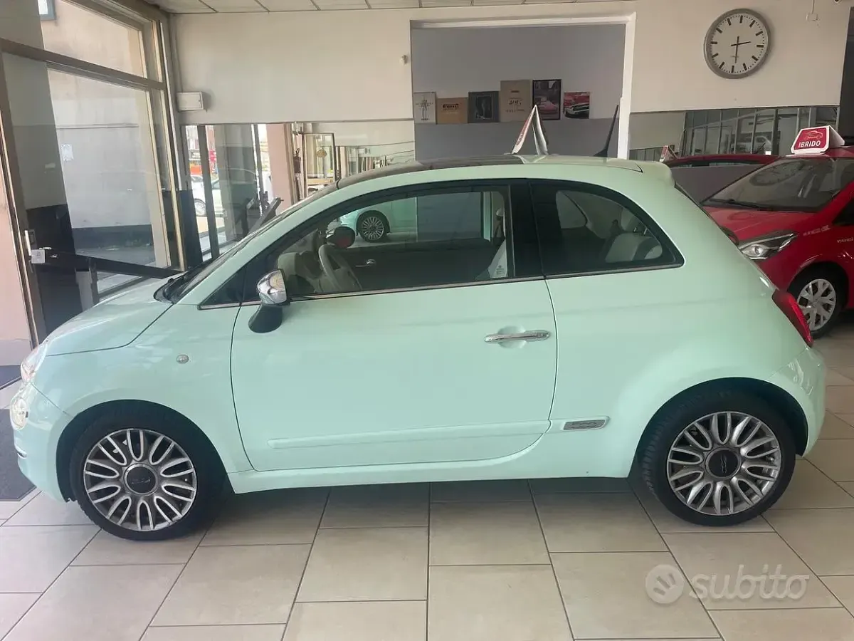 Usata Fiat 500 Lounge 69 CV (50 kW) 2016 Verde Berlina