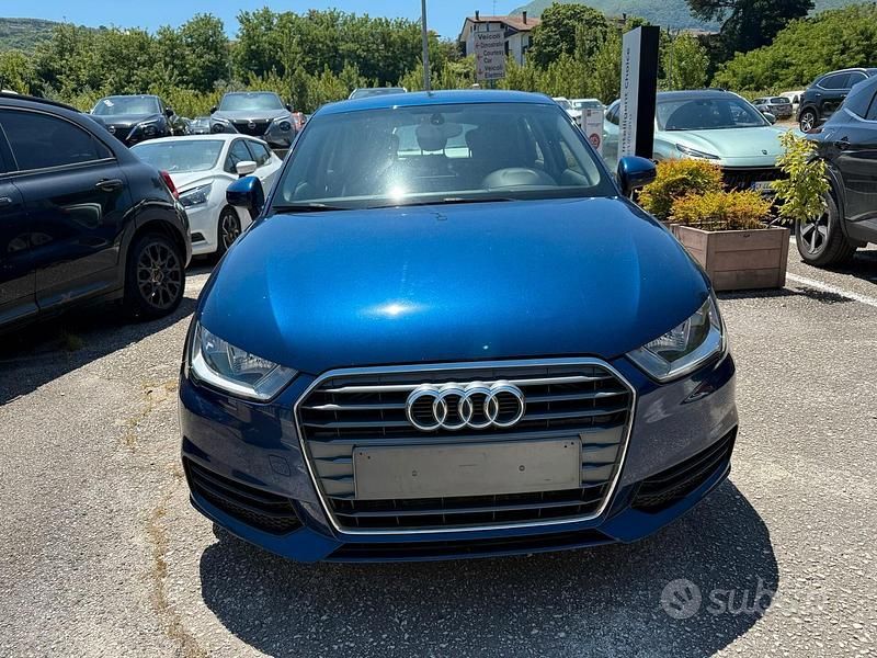 Usata Audi A1 90 CV (66 kW) 2016 Blu Utilitaria