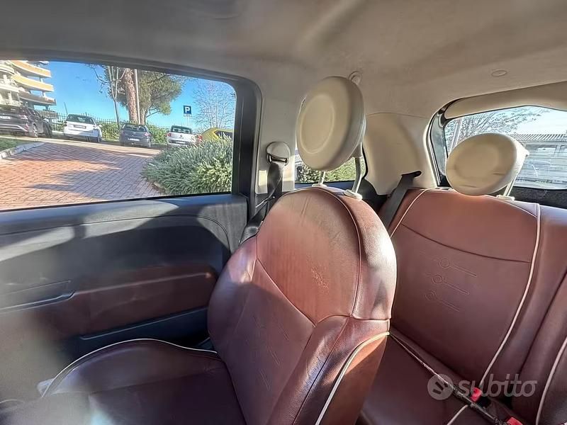 Usata Fiat 500 Lounge 100 CV (73 kW) 2010 Blu Berlina