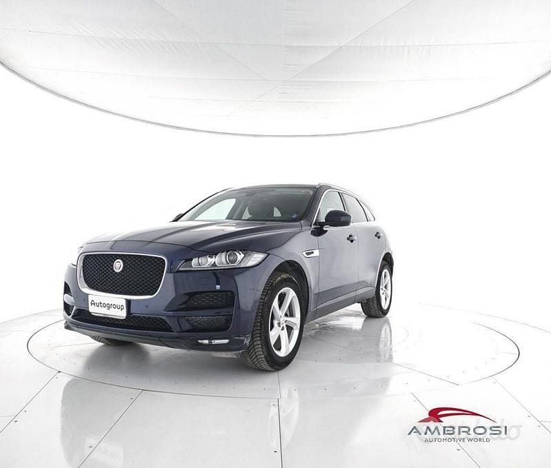 Usata Jaguar F-Pace Pure 180 CV (132 kW) 2016 Blu SUV