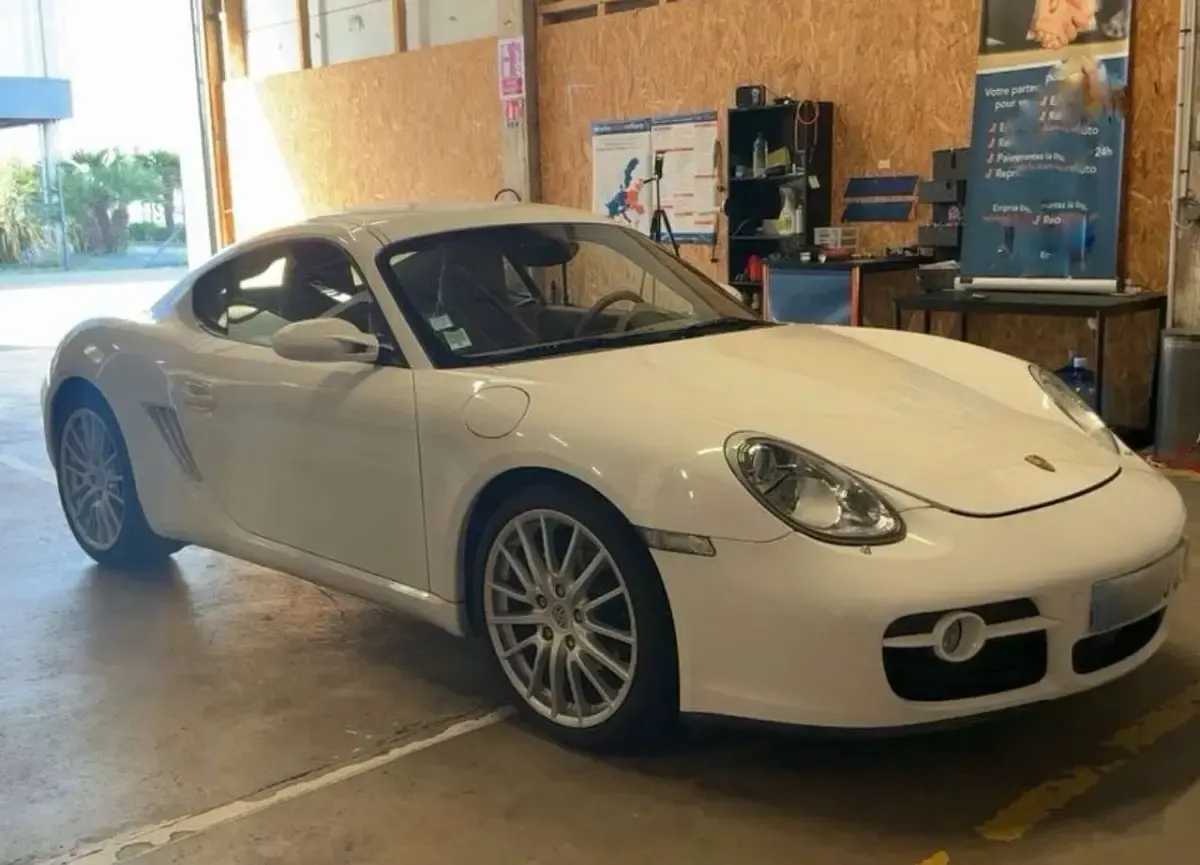 Usata Porsche Cayman 245 CV (180 kW) 2008 Bianco Coupé