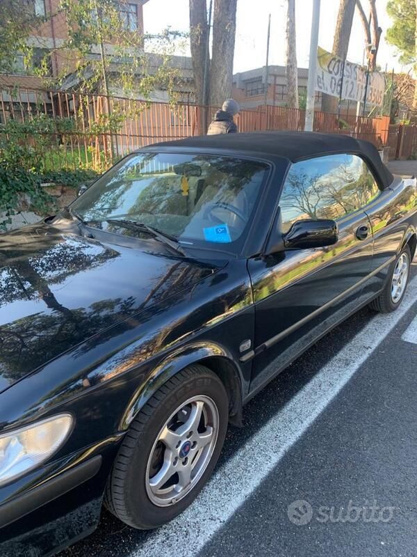Usata Saab 9-3 2002 Nero Cabrio