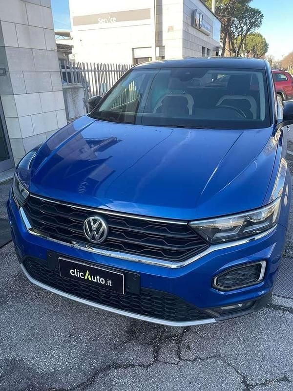 Usata VW T-Roc Style 116 CV (85 kW) 2020 Blu/azzurro SUV
