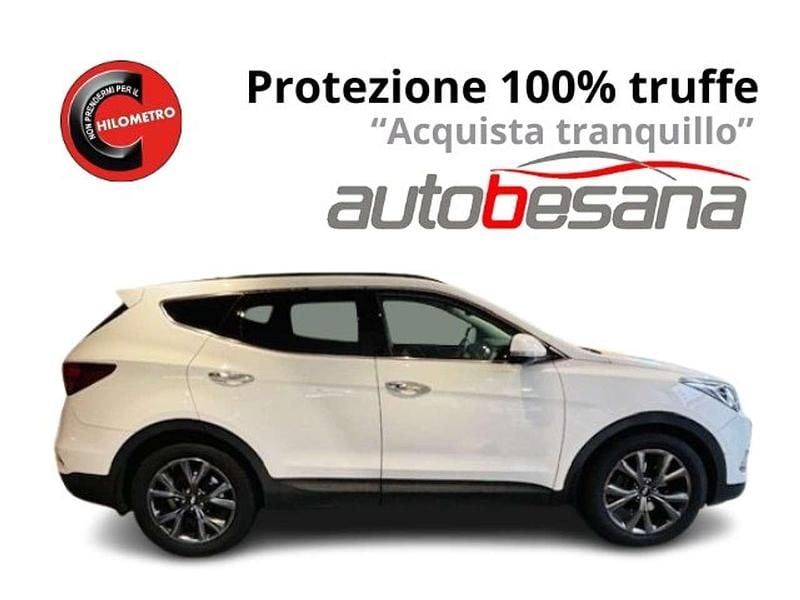 Bianco Usata 2016 Hyundai Santa Fe Style SUV | 14.997 € (Buon prezzo) - Immagine 1/4