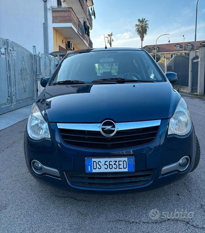 Usata Opel Agila Enjoy 86 CV (63 kW) 2009 Blu Monovolume