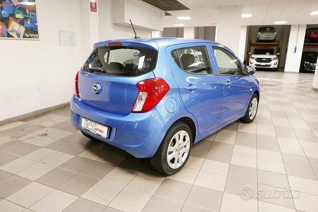 Usata Opel Karl 75 CV (55 kW) 2015 Blu Utilitaria