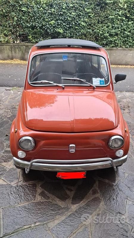 Usata Fiat 500 1970 Rosso Utilitaria