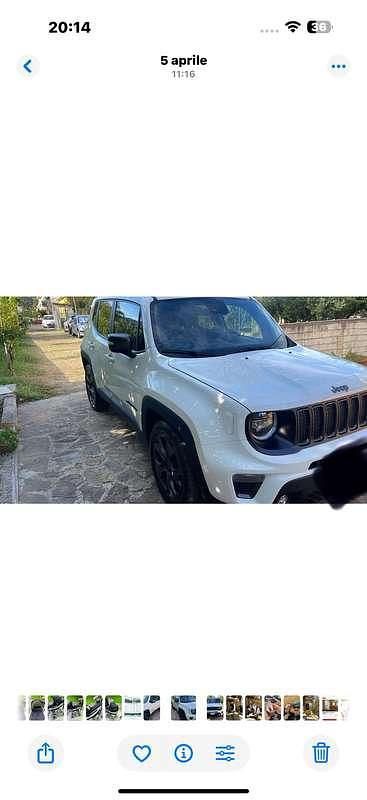 Usata Jeep Renegade 80th Anniversary 131 CV (96 kW) 2021 Bianco SUV