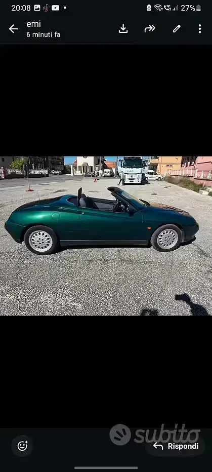 Usata Alfa Romeo GTV 150 CV (110 kW) 1996 Verde Coupé