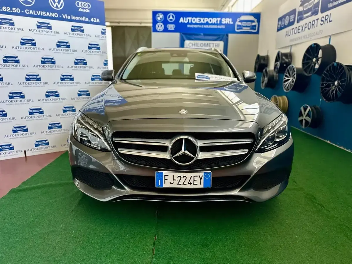 Usata Mercedes C220 Business 170 CV (125 kW) 2017 Argento Station wagon
