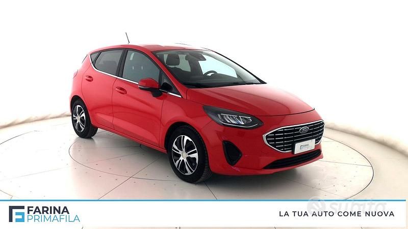Usata Ford Fiesta Titanium 125 CV (91 kW) 2023 Rosso Utilitaria