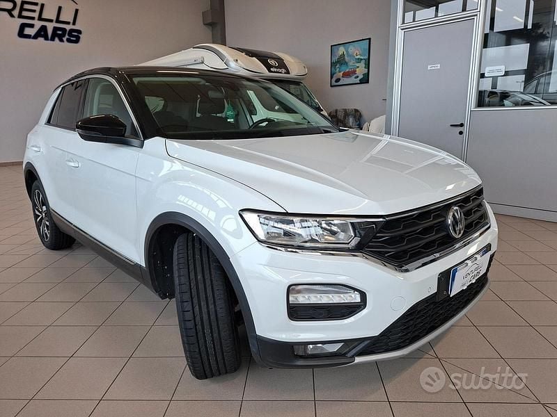 Usata VW T-Roc Style 150 CV (110 kW) 2018 Bianco SUV