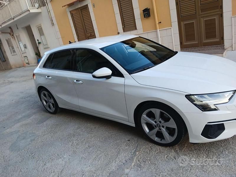 Usata Audi A3 2020 Bianco Berlina