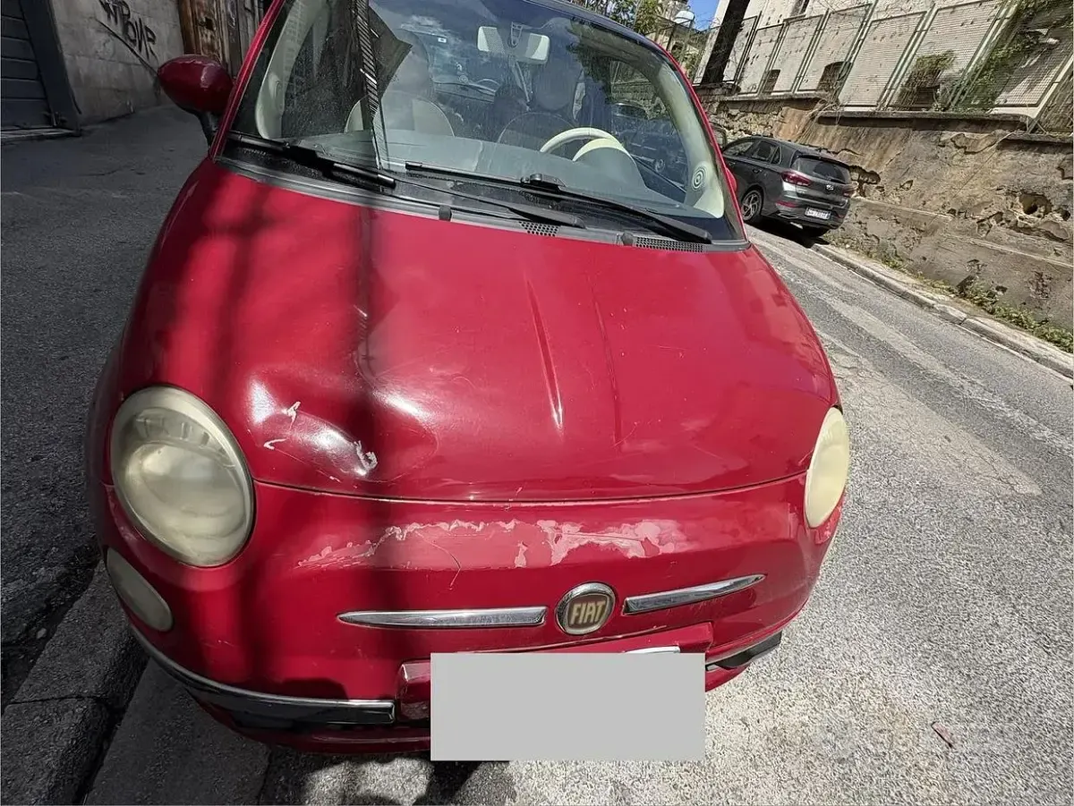 Usata Fiat 500 2008 Rosso Berlina