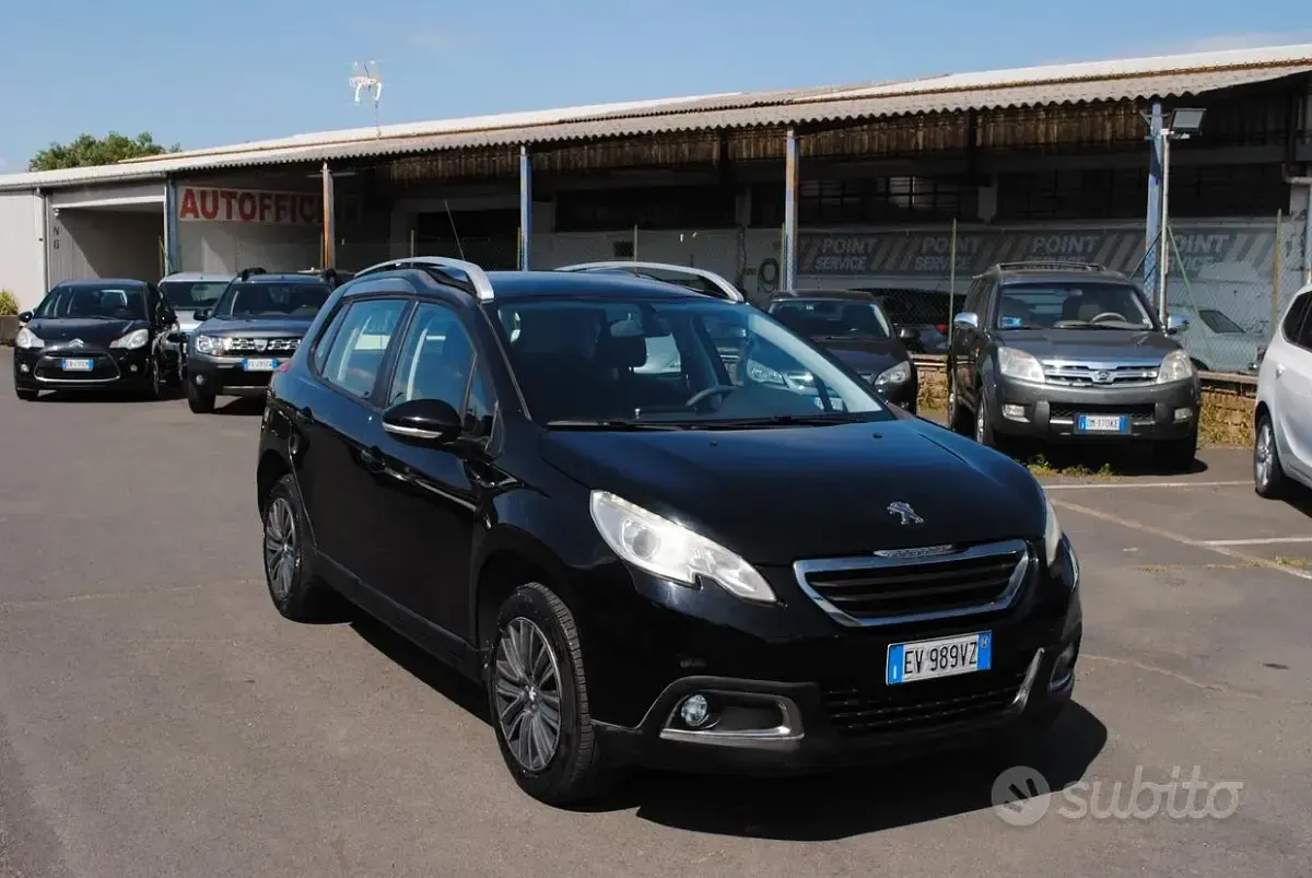 Usata Peugeot 2008 Active 68 CV (50 kW) 2014 Nero SUV