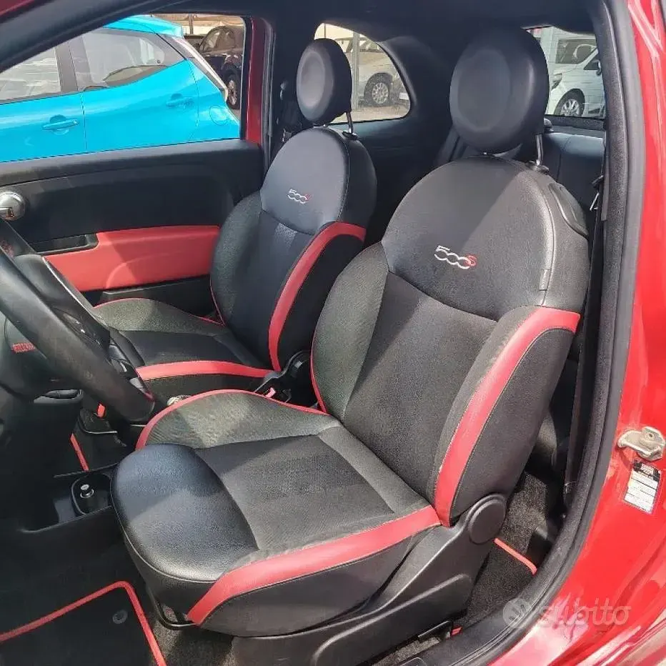 Usata Fiat 500 69 CV (50 kW) 2015 Rosso Utilitaria
