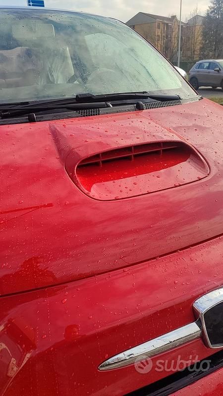 Usata Fiat 500 Lounge 69 CV (50 kW) 2009 Rosso Cabrio