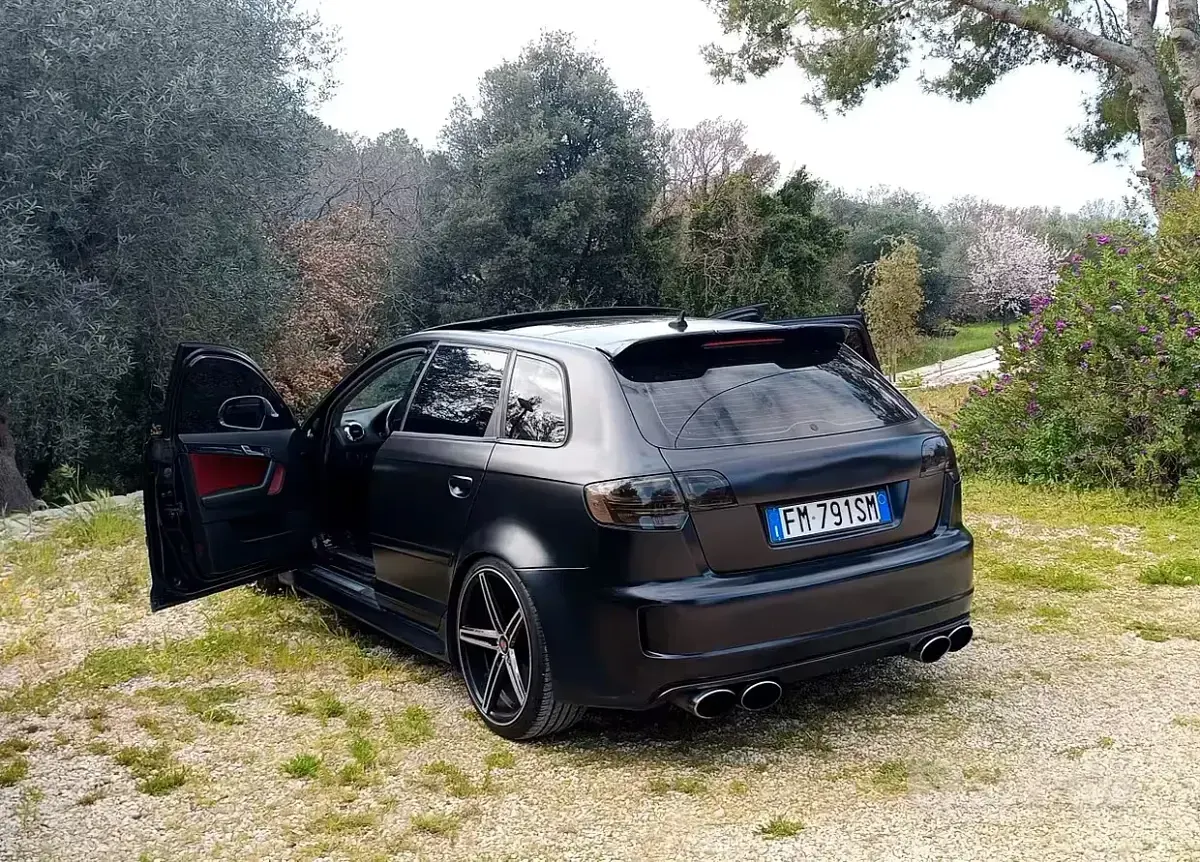 Usata Audi A3 170 CV (125 kW) 2008 Nero Utilitaria