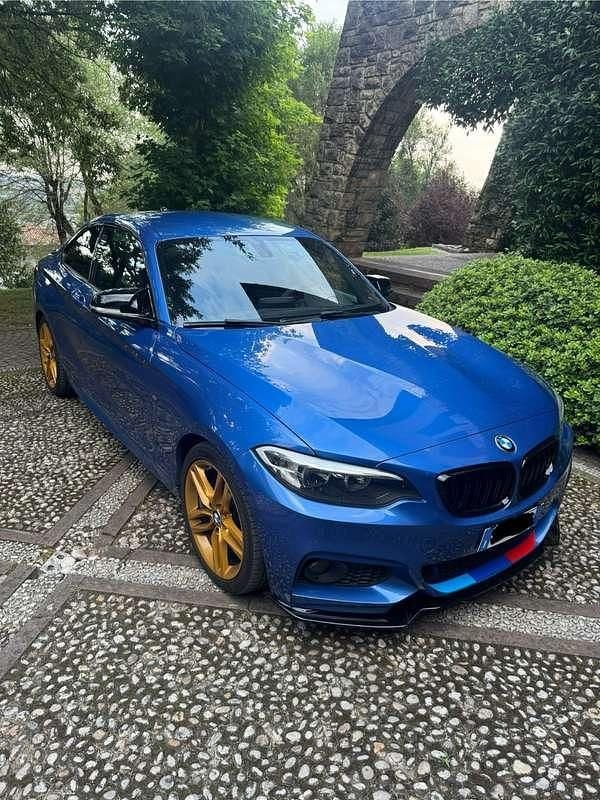 Usata BMW 228 M Sport 245 CV (180 kW) 2015 Blu/azzurro Coupé