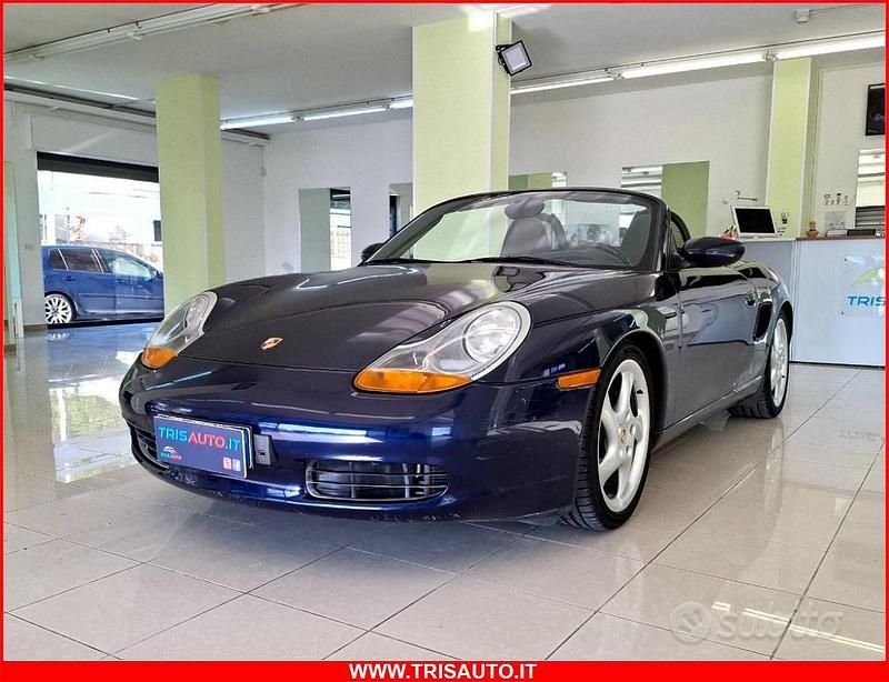 Usata Porsche Boxster 223 CV (164 kW) 2002 Blu Cabrio