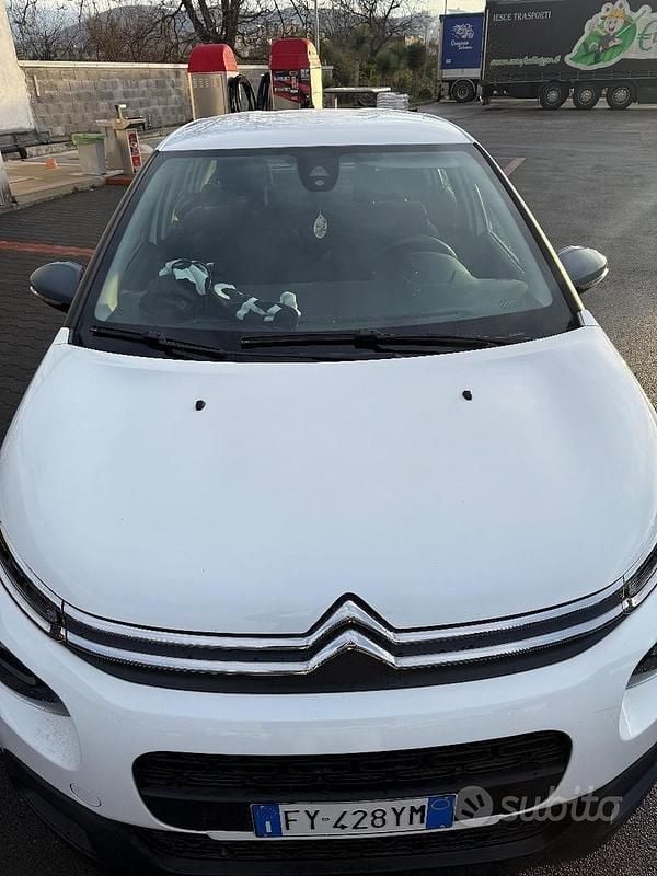 Usata Citroën C3 82 CV (60 kW) 2019 Bianco Utilitaria